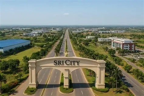 SriCity location map